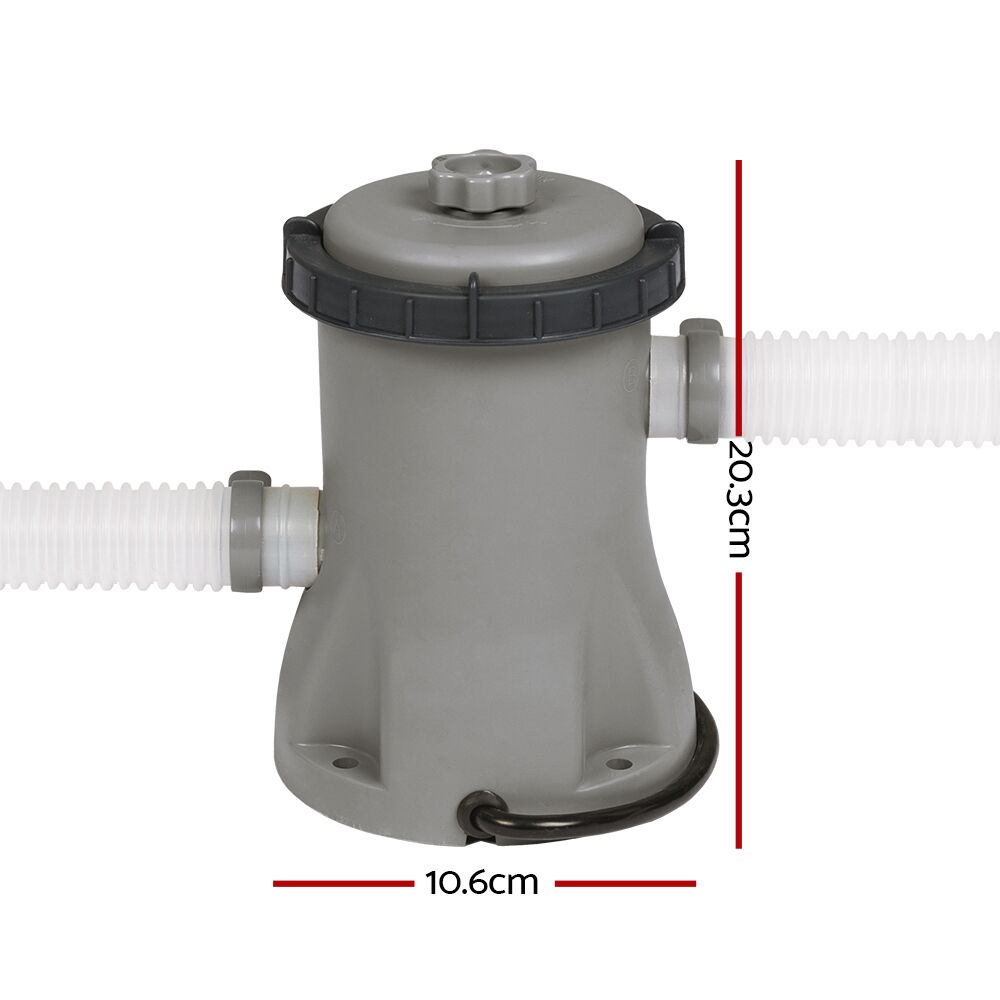 Bestway Pool Pump Cartridge Filter 330GPH 1249L/H Flowclear Filters Cleaner - Image 2