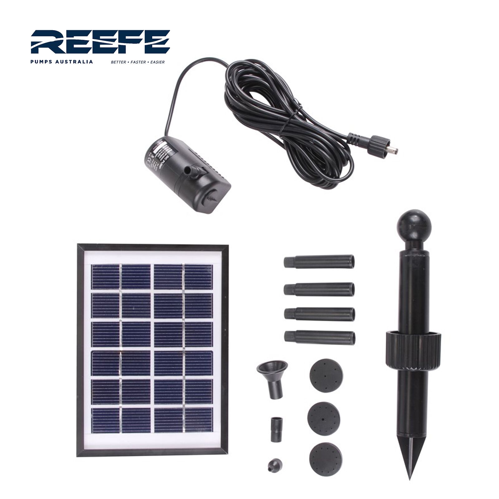 Solar Water Fountain Kit Great Quality Reefe Brand