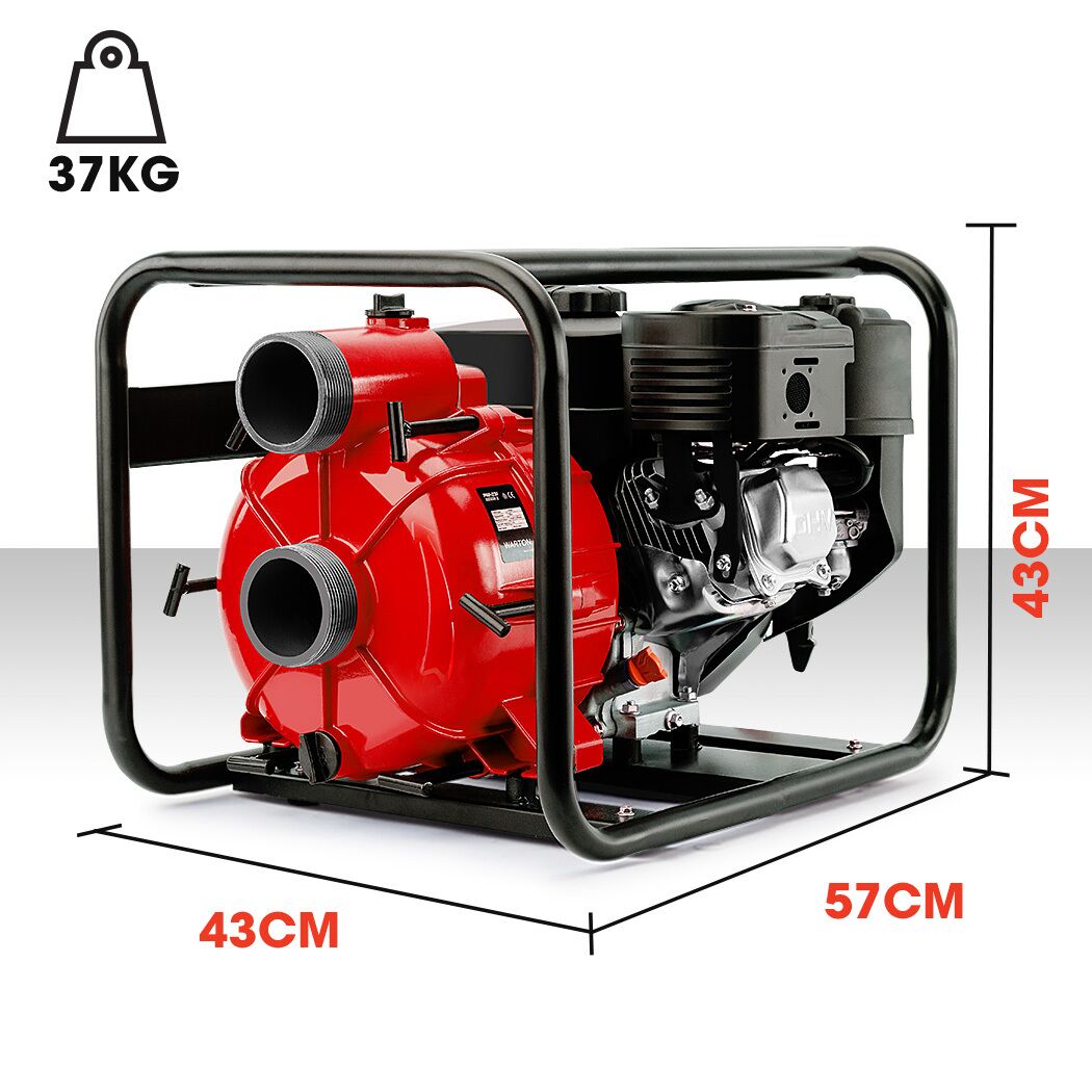 WARTON 8HP 3 Petrol Trash Water Transfer Pump Pressure Firefighting Irrigation - Image 7