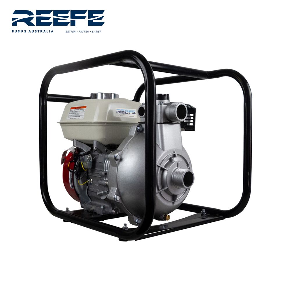 RP015R-RF Honda GX200 - Recoil Start With Roll Frame, Single Impeller Fire Fighting Pump, 400 L/min Flow, 52m Head