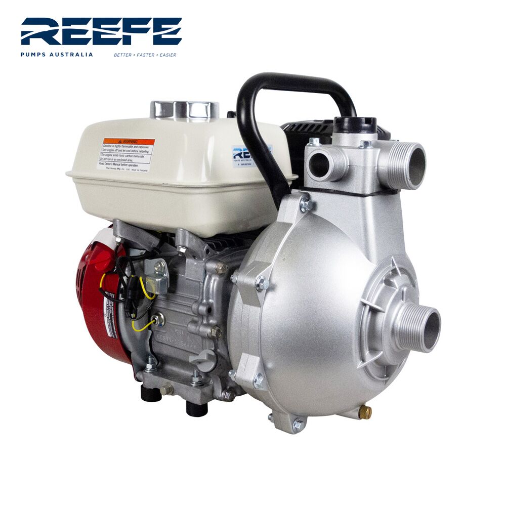 RP015R Honda GX200 - Recoil Start, Single Impeller Fire Fighting Pump, 400 L/min Flow, 52m Head