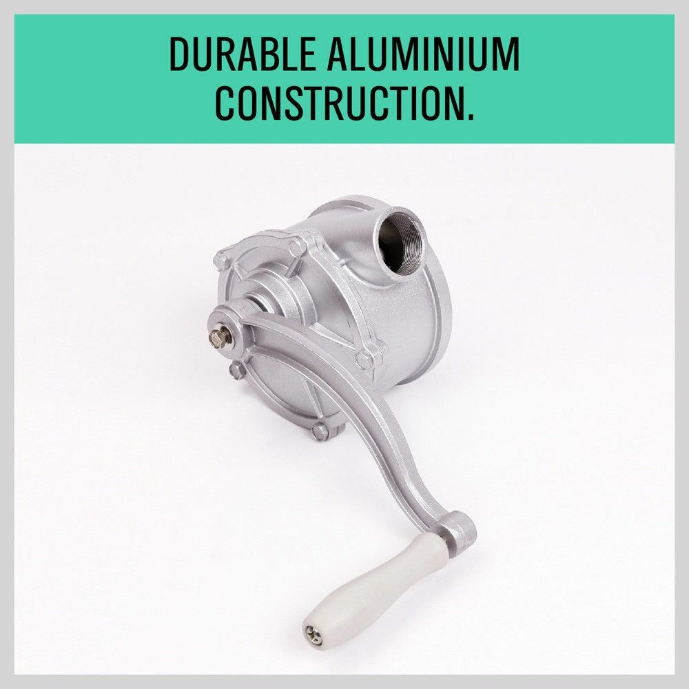 Rotary Drum Pump Aluminium Hand Pump Fuel Oil Petrol 44 Gallon - Image 11