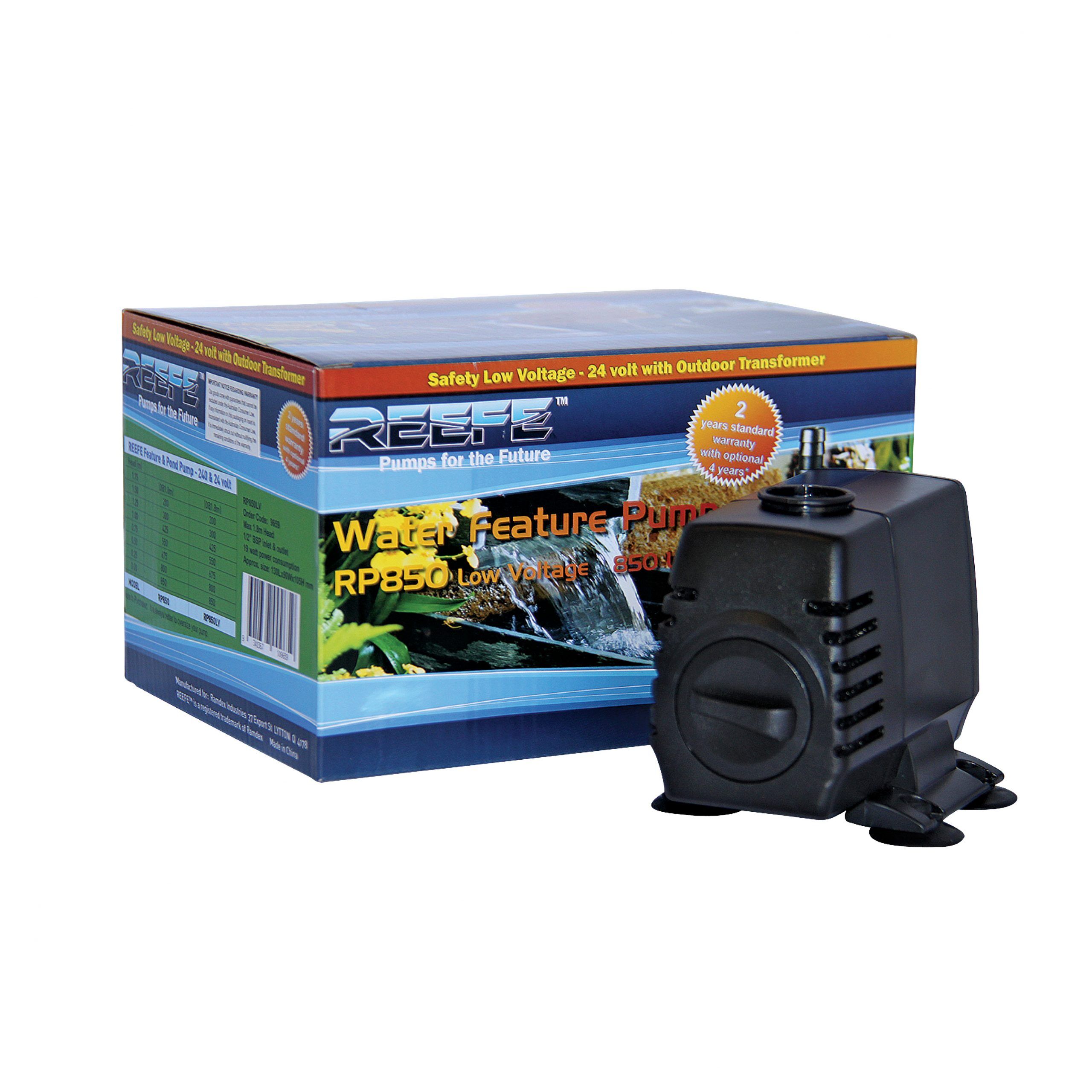 RP850LV Pond & Water Feature Pump - 24V, Great Quality Reefe Brand, 850 L/hr Flow, 1.8m Head - Image 3