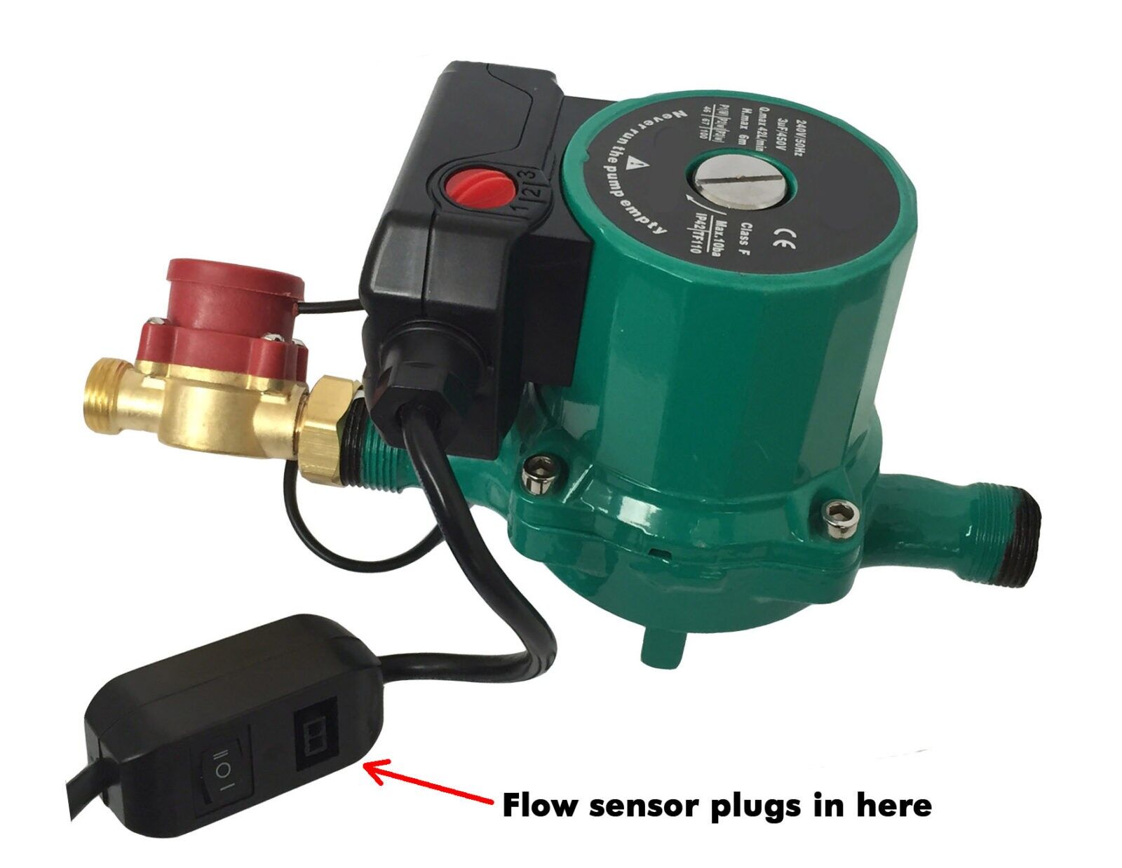 AUTOMATIC ON OFF 3-Speed Hot Water Booster Pump Gravity Fed Shower 48L/Min 240 V - Image 4
