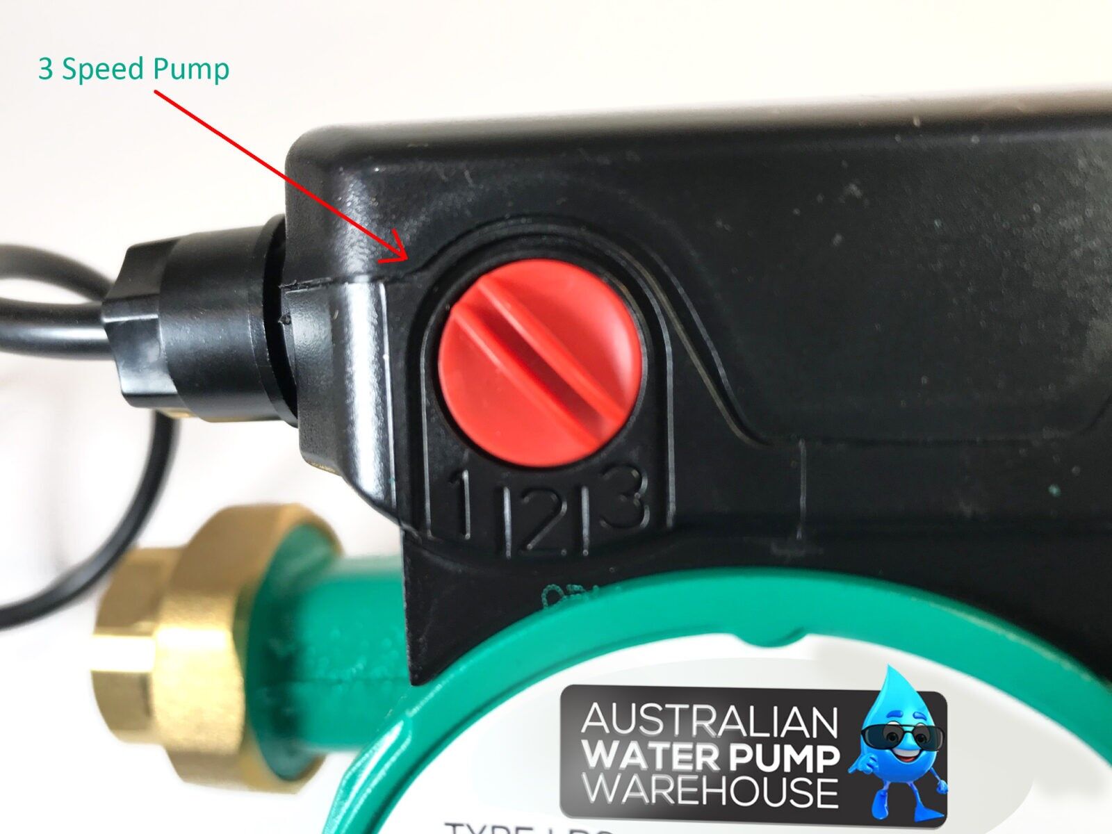 3 Speed In-Line Hot Water Circulation Heating Booster Solar Pump 1.5" 53L/m - Image 4