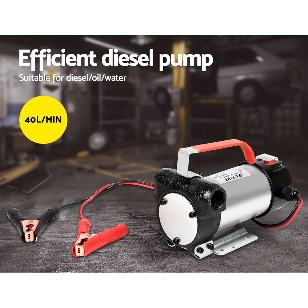 Bowser Oil Diesel Bio-Diesel Fuel Transfer Pump 2,400L/H 15m Lift 180W - Image 3