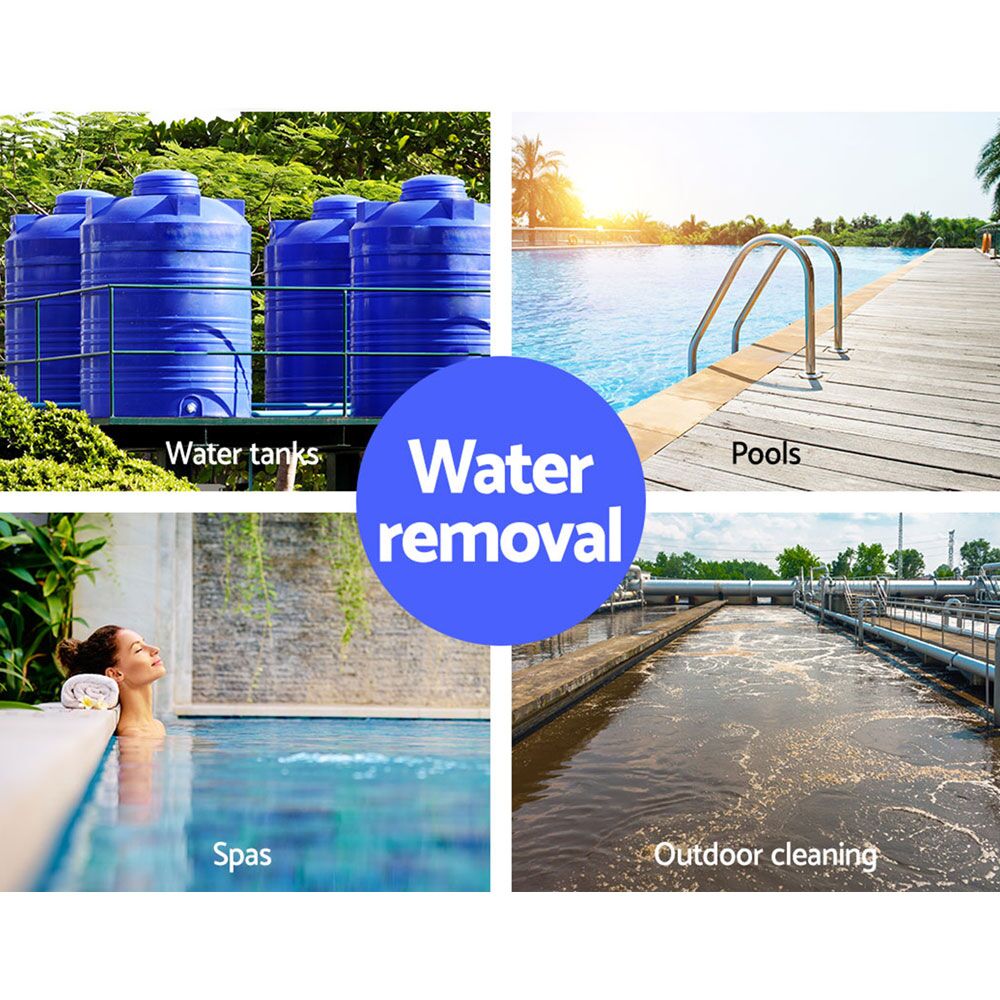 400W Submersible Dirty Water Pump Swim Pool Flooding Pond Clean 8,200L/H 5m Lift - Image 6