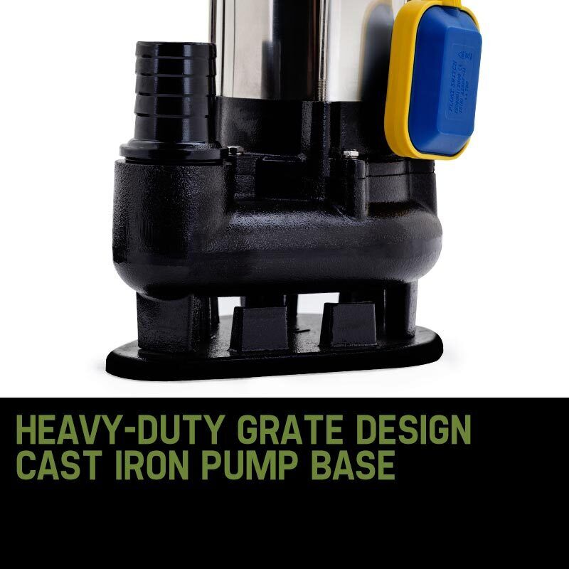 2250W Submersible Dirty Water Pump Sewage Bore Septic Tank Well 28,800L/H 14m Lift - Image 4