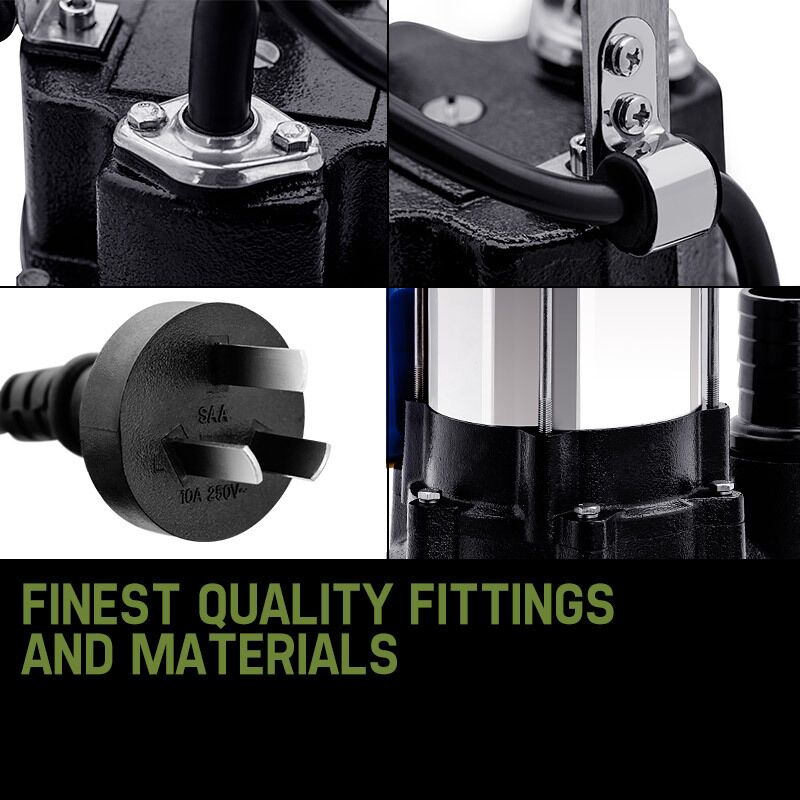 2250W Submersible Dirty Water Pump Sewage Bore Septic Tank Well 28,800L/H 14m Lift - Image 6