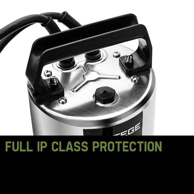 PROTEGE 2000W Submersible Dirty Water Pump Bore Tank Well Steel Automatic - Image 8