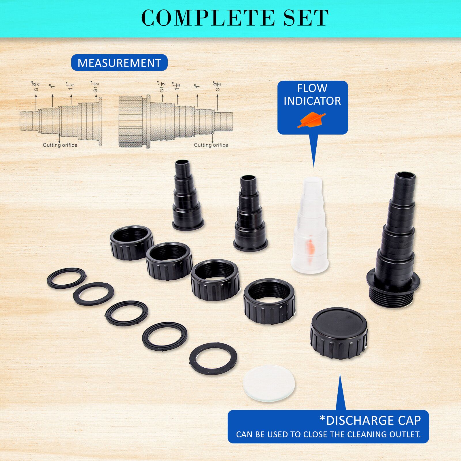 Dynamic Power Combo Aquarium Garden Filter 10000L/H + Submersible Water Pump 16000L/H - Image 6