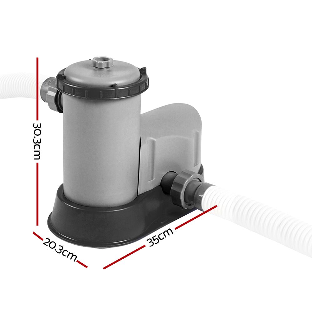 Bestway Pool Pump Cartridge Filter 1500 GPH (5678 L/H) Flowclear Filters Cleaner - Image 2