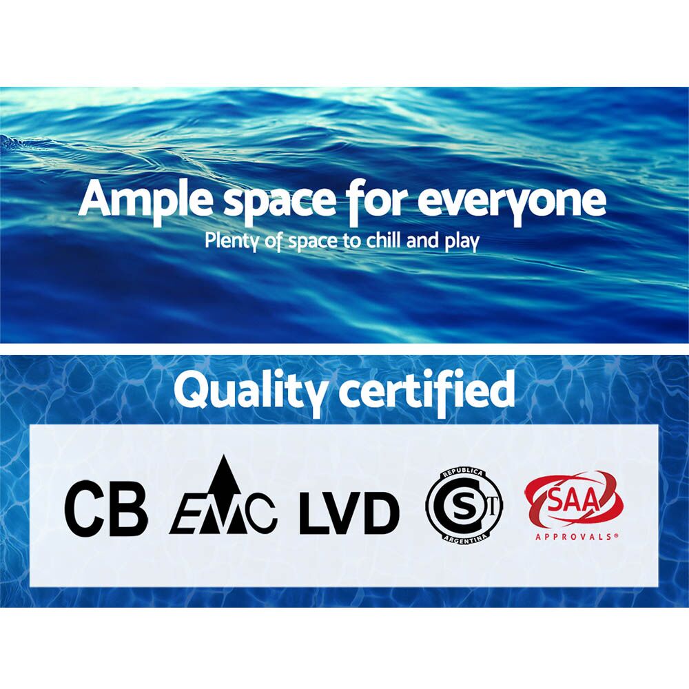 Bestway Swimming Pool 366x76cm Steel Frame Round Above Ground Pools w/ Filter Pump 6473L Blue - Image 4