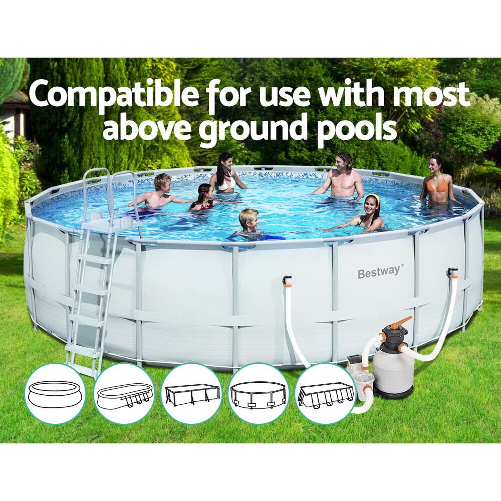 Bestway Pool Pump Sand Filter 2200GPH 8327L/H Pools Flowclear Filters - Image 6