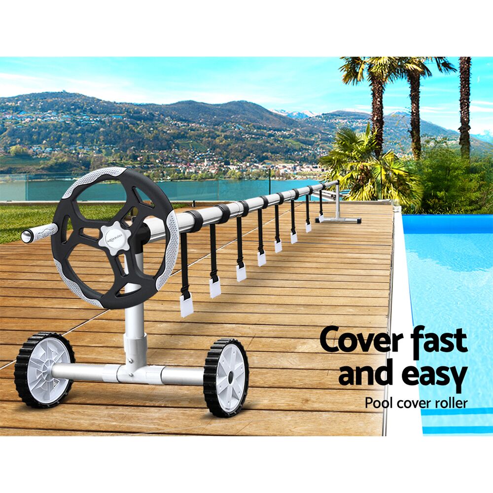 Aquabuddy Pool Cover Roller 5.5m Adjustable Swimming Pool Solar Blanket Reel - Image 5