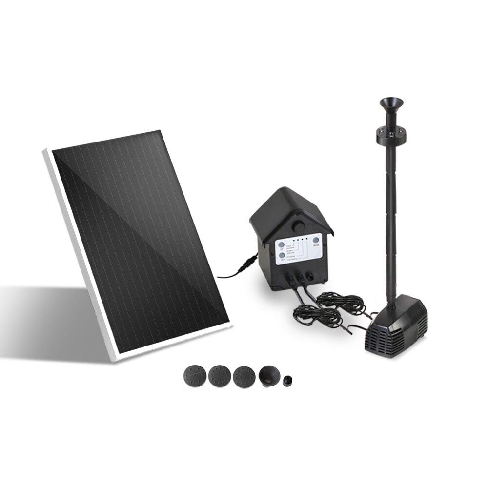 Solar Pond Submersible Fountain Pump with Battery Back-up