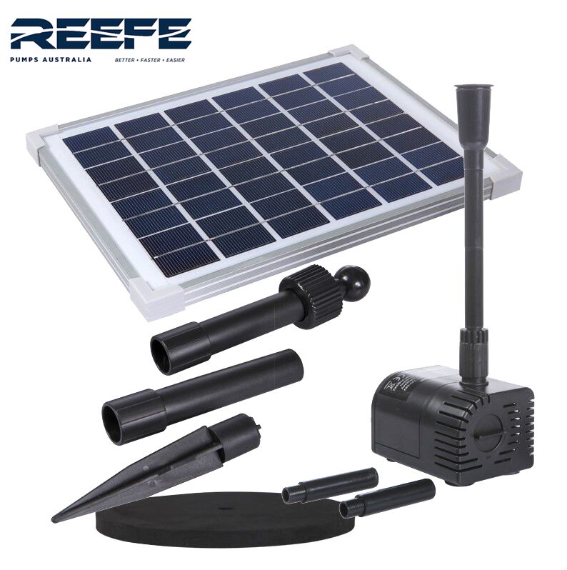Solar Water Fountain Kit Great Quality Reefe Brand 980L/H 1.0m Lift