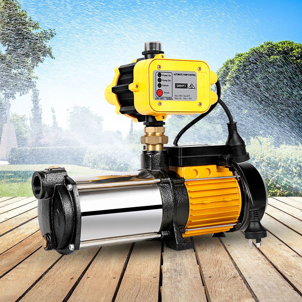 5 Stage High Pressure Garden Farm Irrigation Water Pump 9,000L/H 64m Lift 2500W Yellow - Image 7