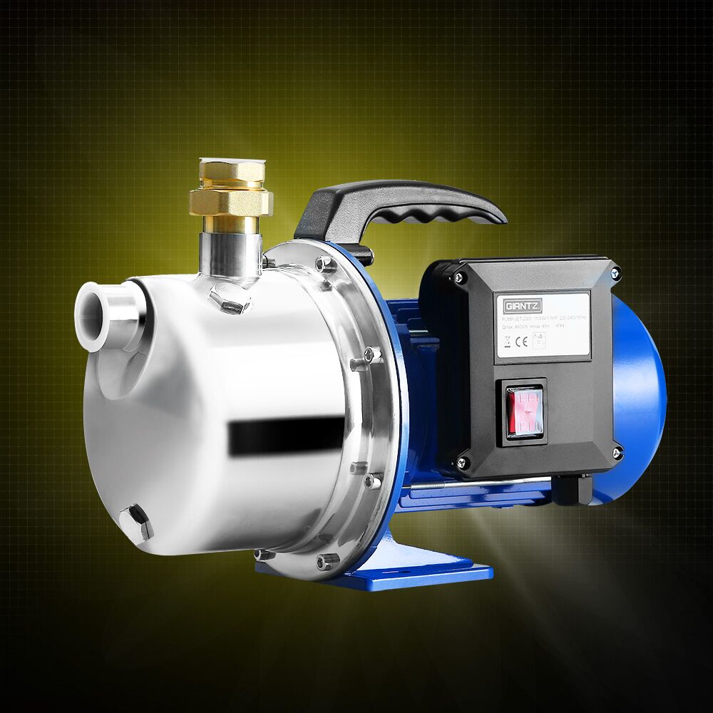 Stainless Steel High Pressure Jet Water Pump 4,600L/H 45m Lift 1100W - Image 8