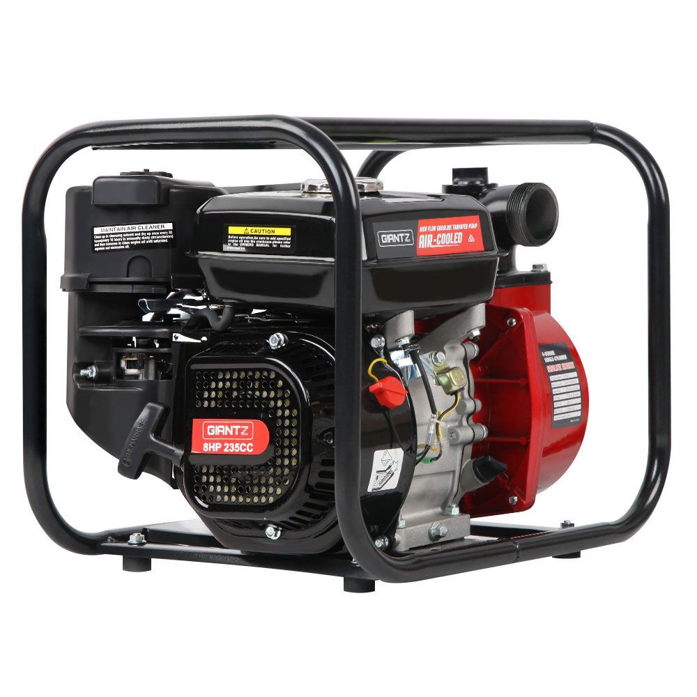 8 HP Petrol High Flow Water Transfer Pump 50mm Outlet 30,000L/H 50m Lift 235CC