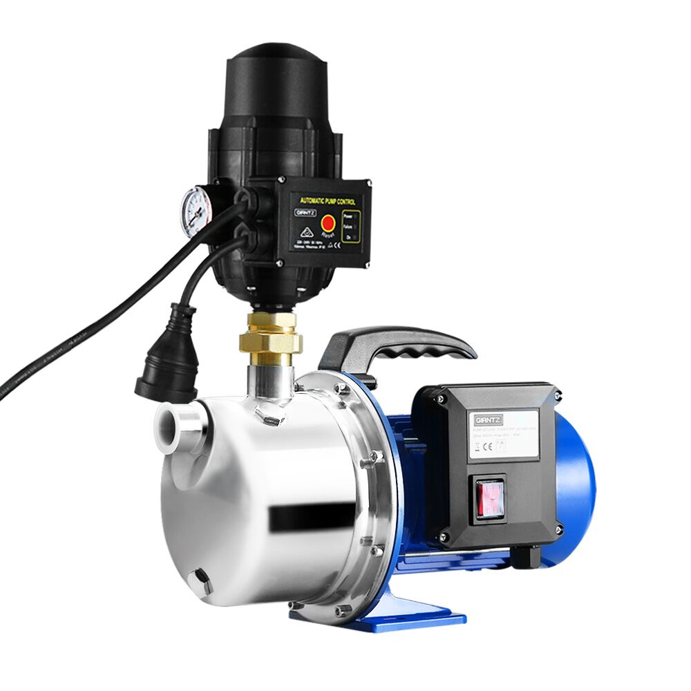 1100W High Pressure Garden Jet Water Pump with Auto Controller 4,600L/H 45m Lift