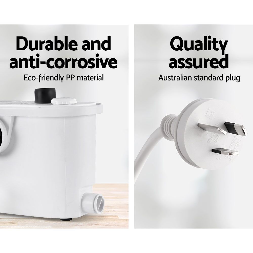 Automatic 400W Macerator Toilet Sewerage Pump, Solid Waste Pump, Waste Grey Water Disposal 16,200L/H 7m lift - Image 7