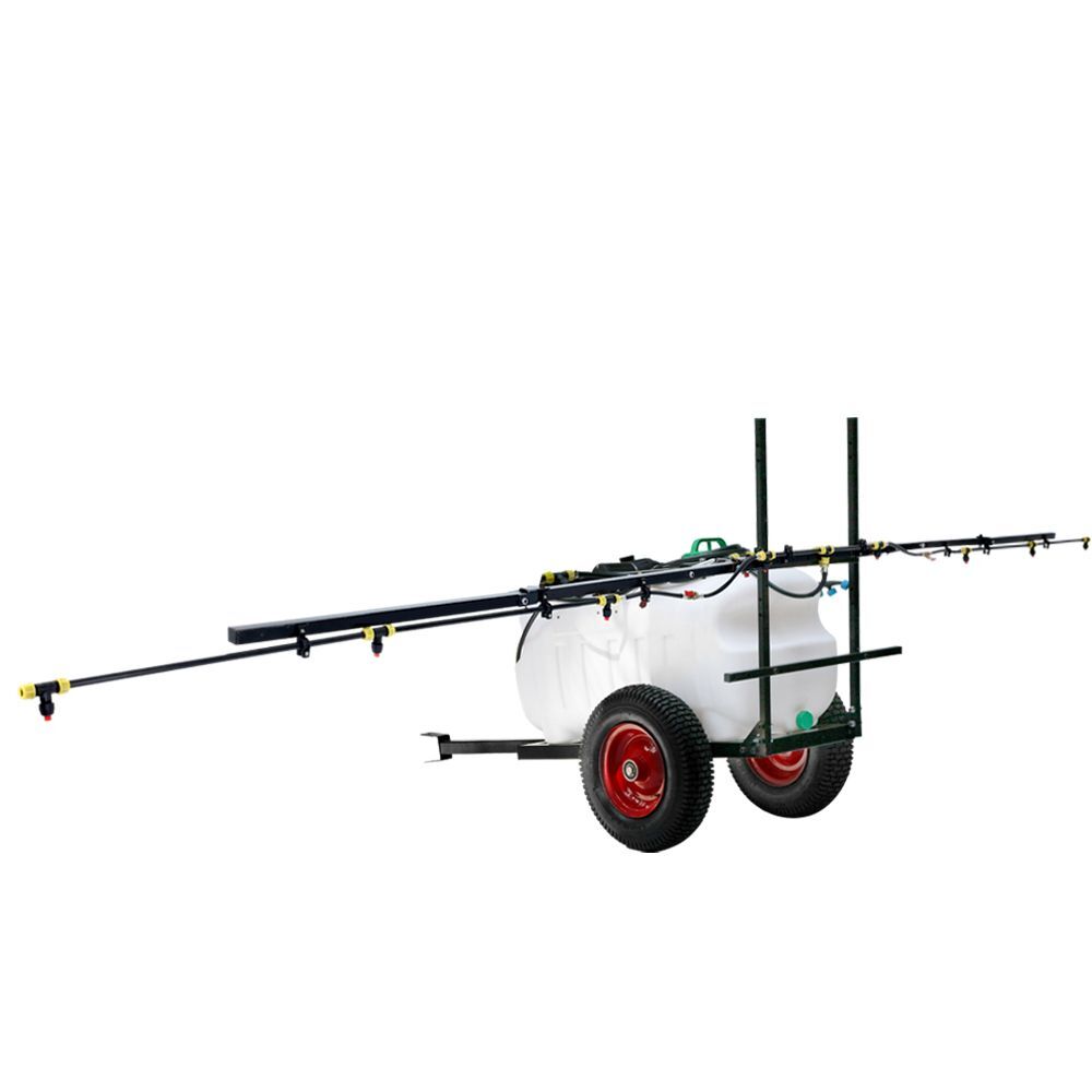 100L ATV Weed Sprayer 5M Boom Trailer Spot Spray Tank Farm Pump 780L/H