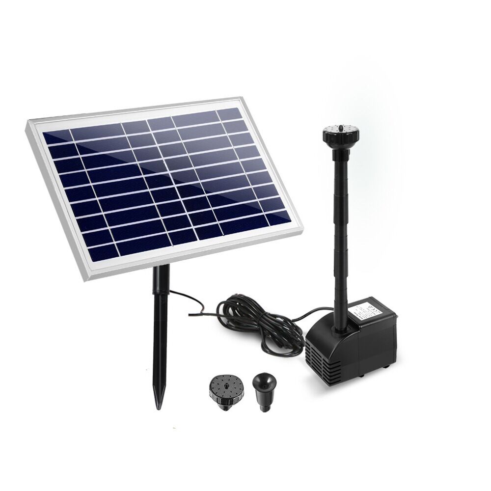 Solar Pond Pump Water Fountain Outdoor Submersible Filter 800L/H 2m Lift
