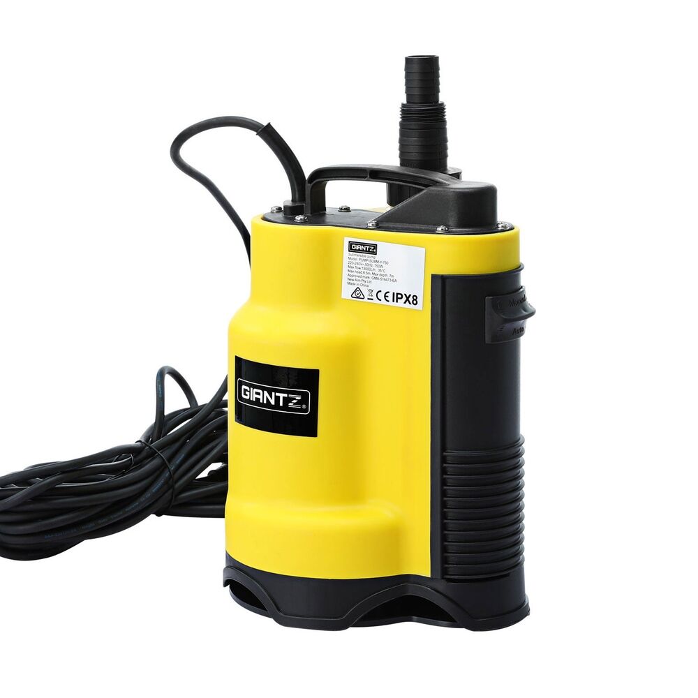 750W Submersible Dirty Clean Water Pump Pool Flood Pond 13,000L/H 8.5m Lift - Image 3