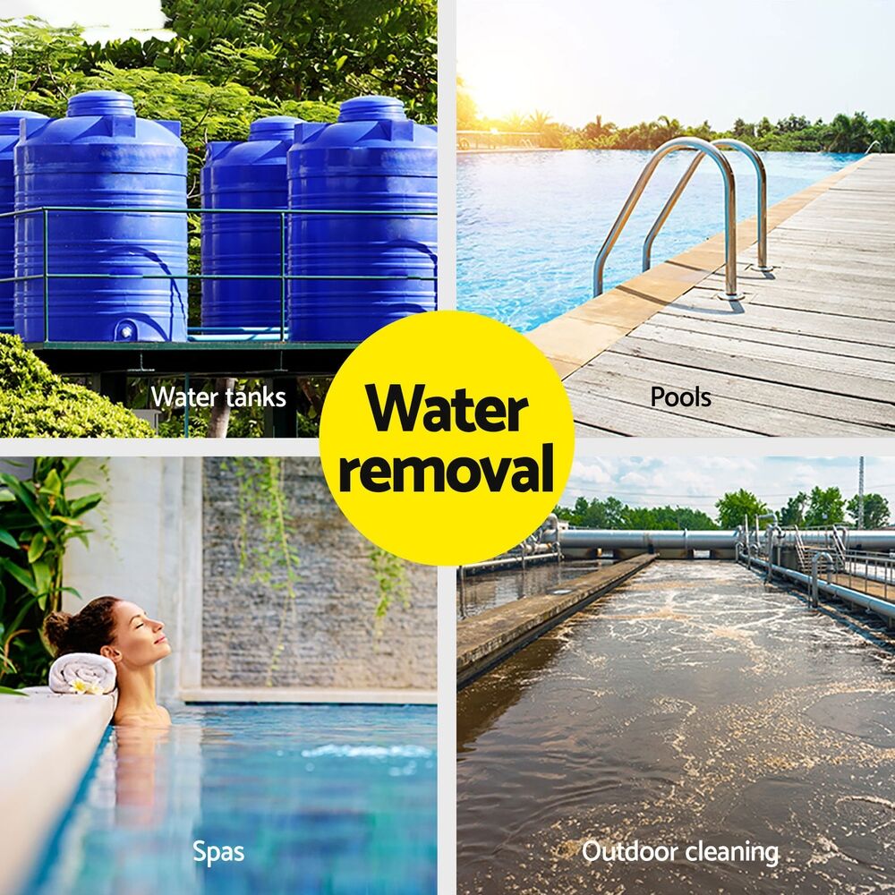 750W Submersible Dirty Clean Water Pump Pool Flood Pond 13,000L/H 8.5m Lift - Image 4