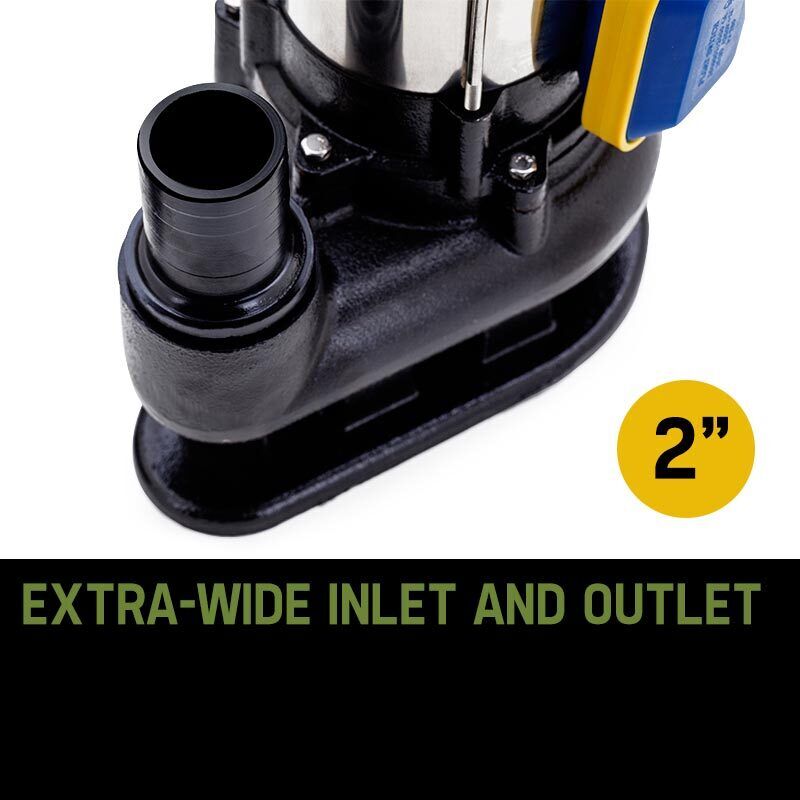 2250W Submersible Dirty Water Pump Sewage Bore Septic Tank Well 28,800L/H 14m Lift - Image 5