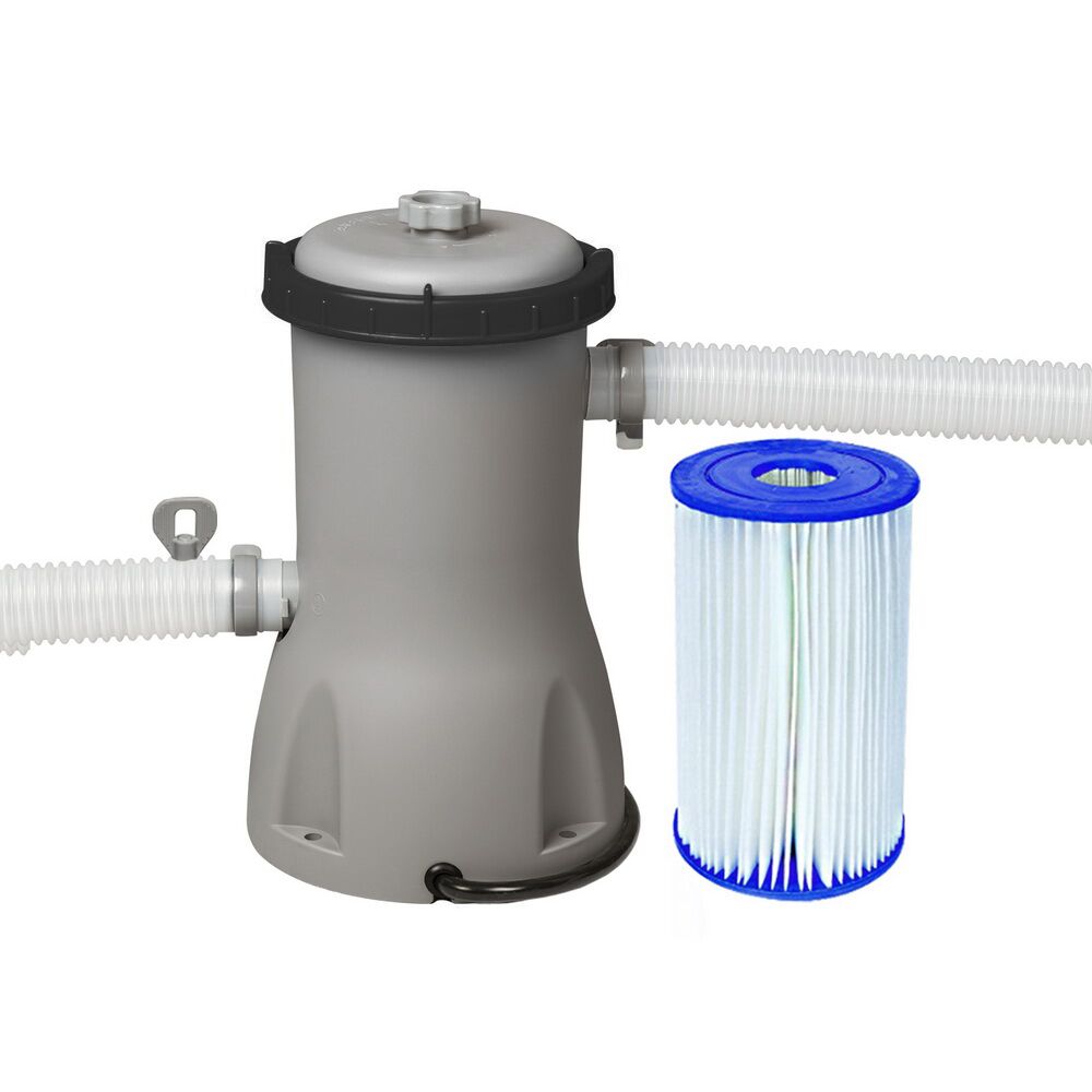 Bestway Pool Pump Cartridge Filter 530GPH 2006L/H Flowclear Filters Cleaner