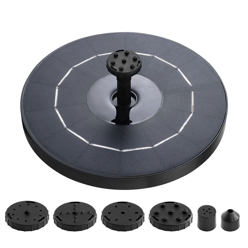 Floating Solar Fountain Pump – 250L/H Submersible Pond Water Feature for Garden & Patio