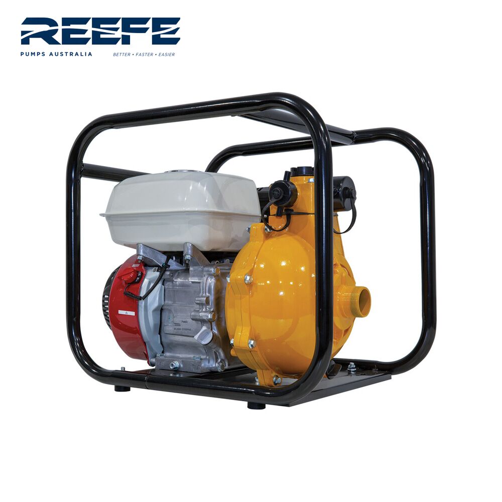 GP015TR-RF Honda GP160 - Recoil Start With Roll Frame, Twin Impeller Fire Fighting Pump, 257 L/min Flow, 68m Head