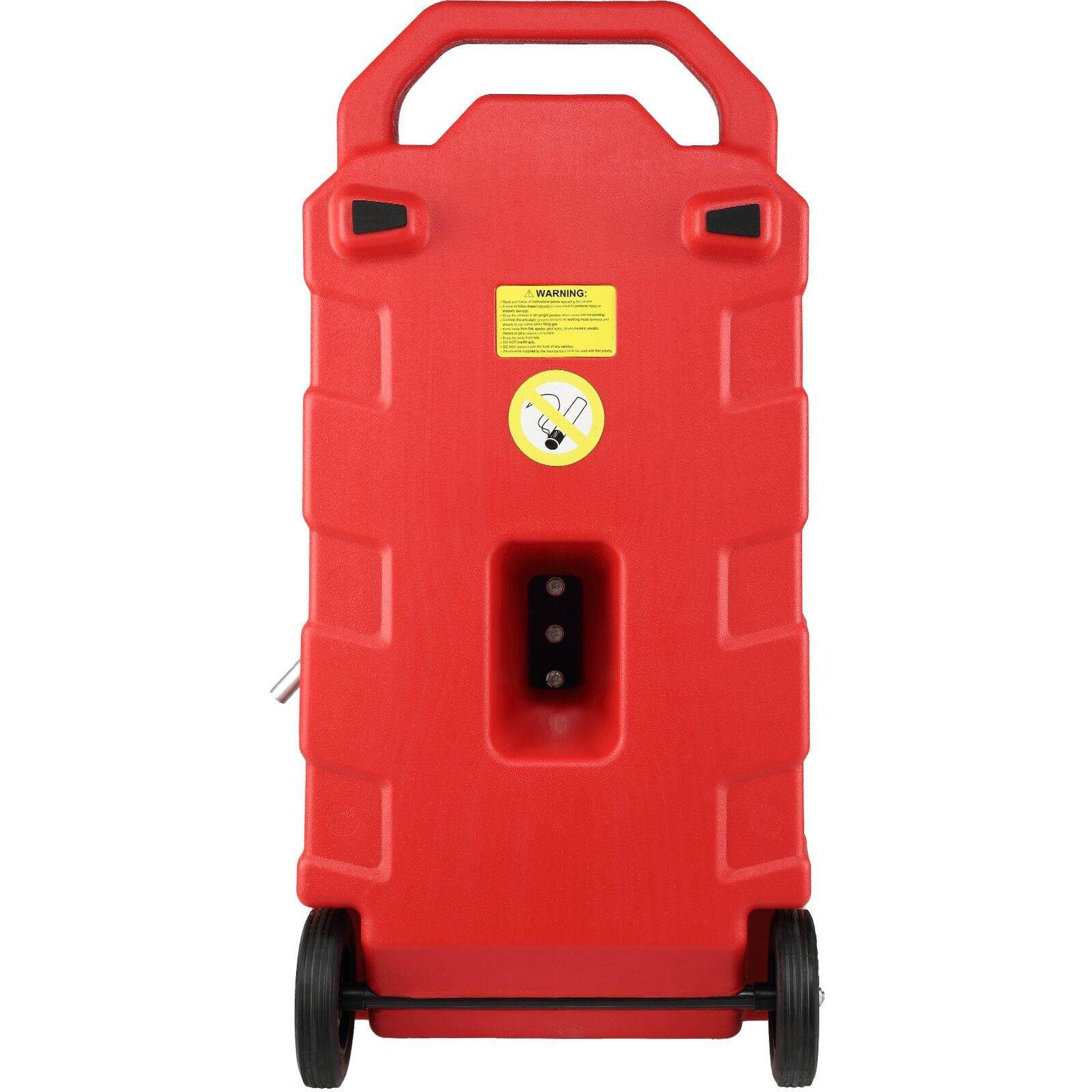 VEVOR 60L Fuel Caddy 7.8L/min Gas Tank w/ Hand Pump & Wheels - Image 3