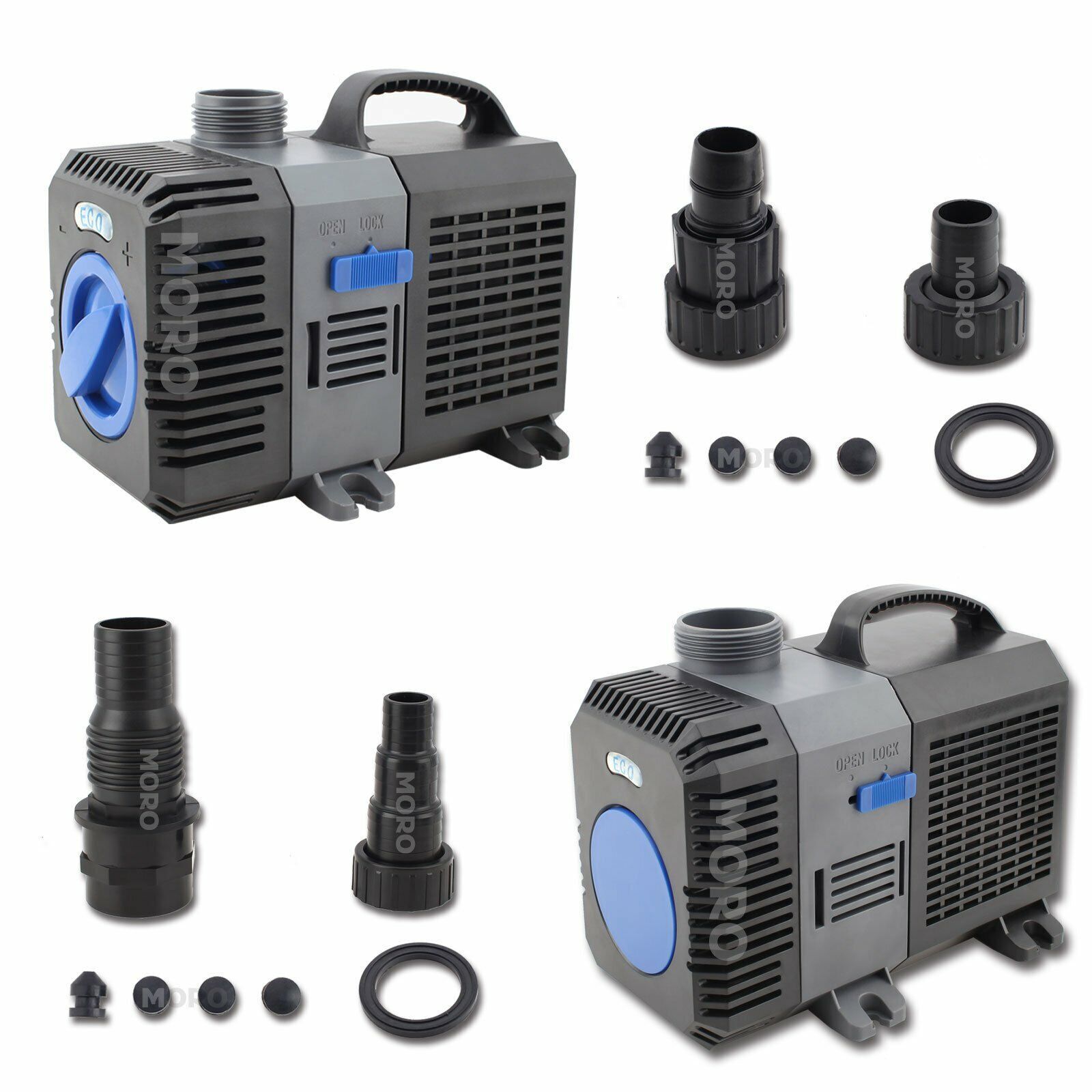 OZ 1400LPH Submersible Aquarium Fountain Pond Marine Water Pump Fish Tank 1,400L/H 1.8m Lift