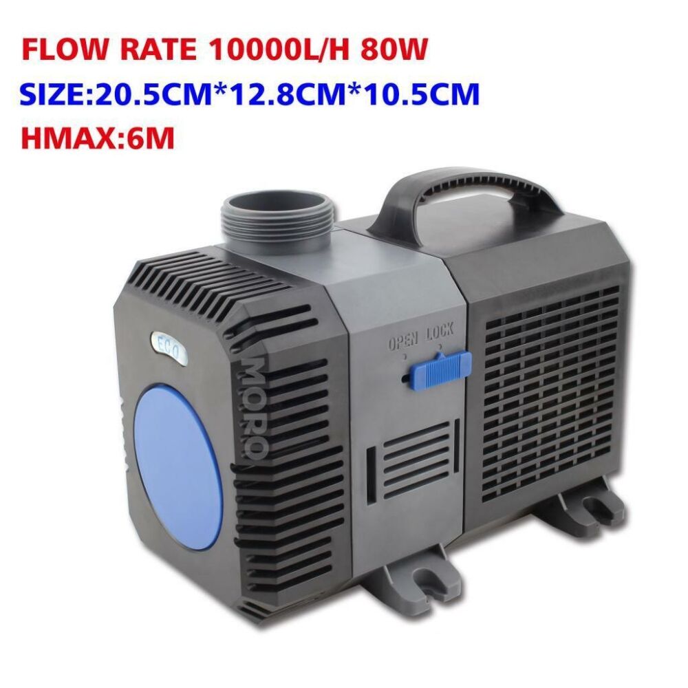 80W Submersible Water Pump Fountain Pond Pump Aquarium Fish Tank 10,000L/H 6m Lift - Image 2