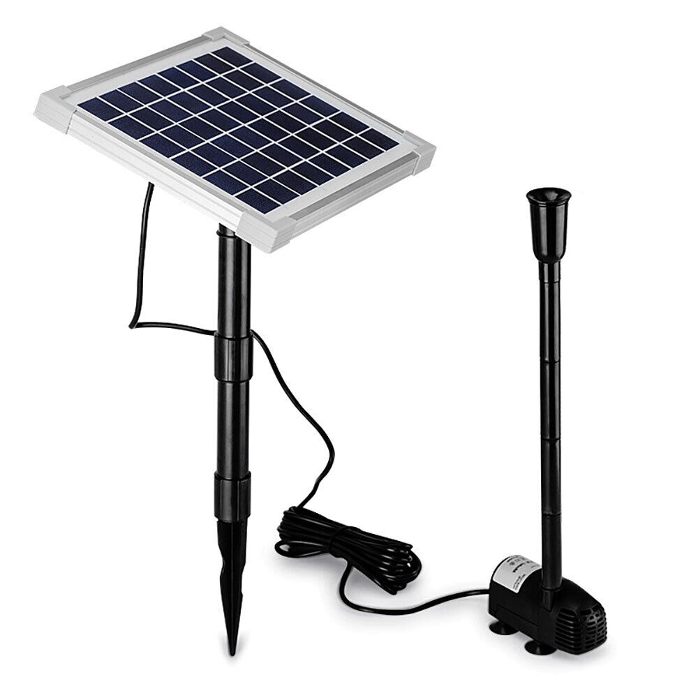 Protege 20W Solar Fountain Submersible Water Pump Power Panel Kit Garden Pond 700L/H 0.9m Lift