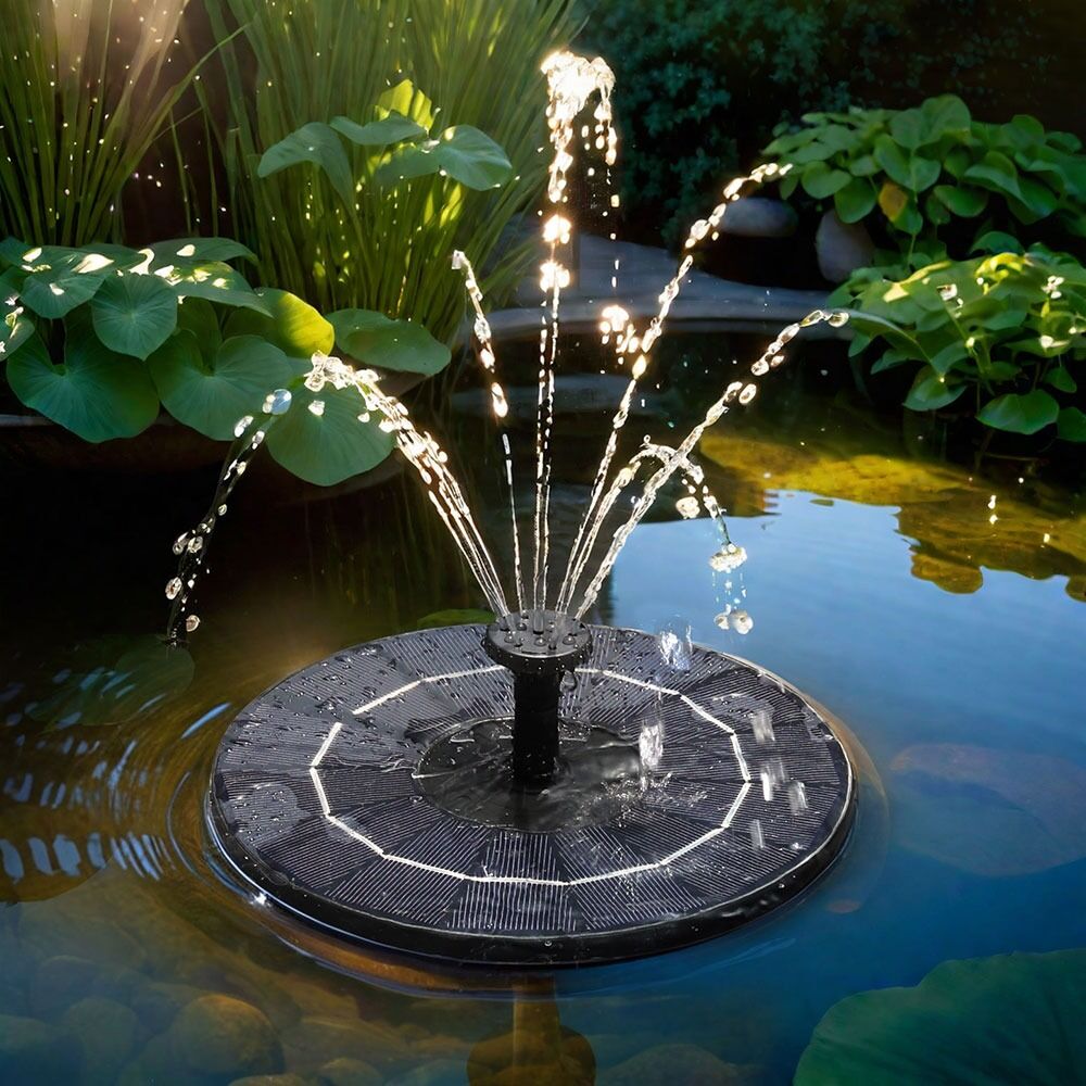 Floating Solar Fountain Pump – 250L/H Submersible Pond Water Feature for Garden & Patio - Image 6