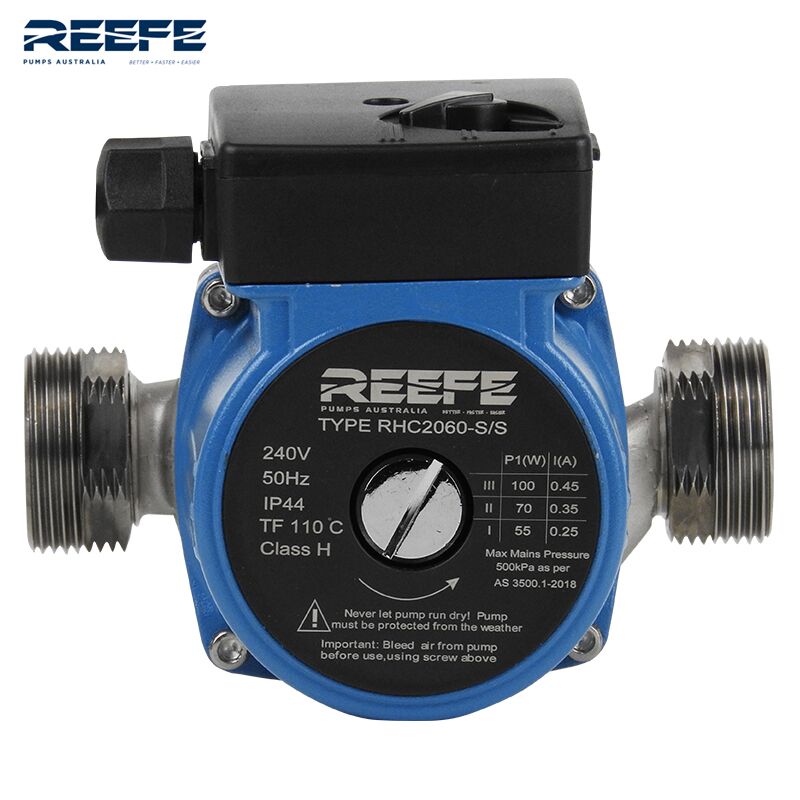Hot Water Circulator Pump - Great Quality Reefe Brand, 60 L/min Flow, 6m Head