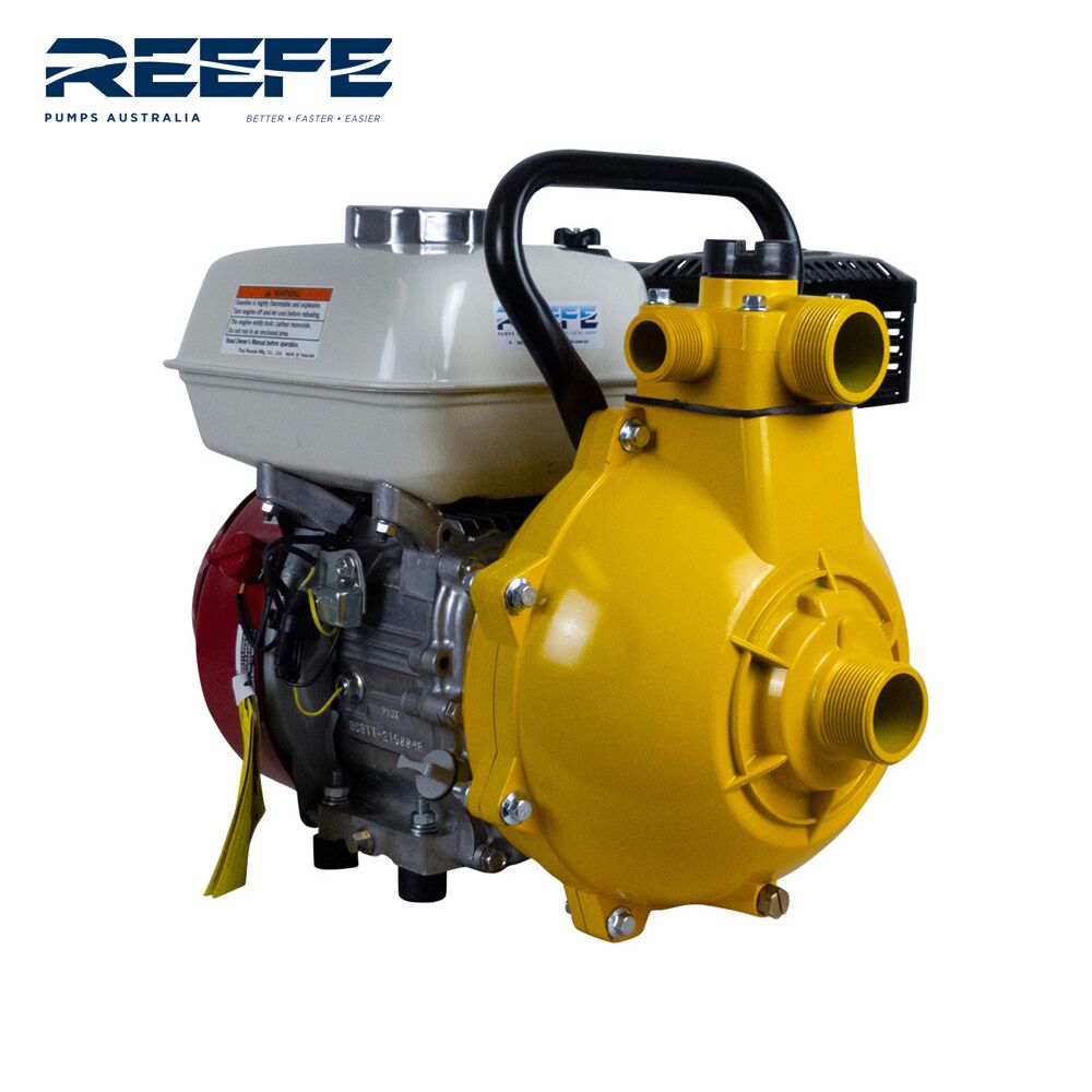 RP015TR Honda GX200 - Recoil Start, Twin Impeller Fire Fighting Pump, 257 L/min Flow, 68m Head